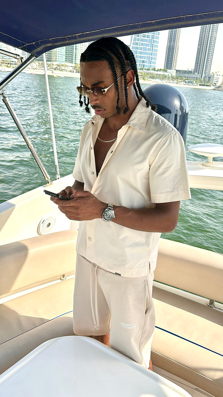 BASICS Yacht Shirt - Cream