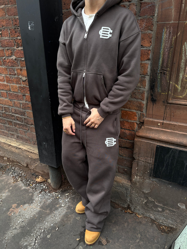 Bénir Club Basics Tracksuit - Storm Brown