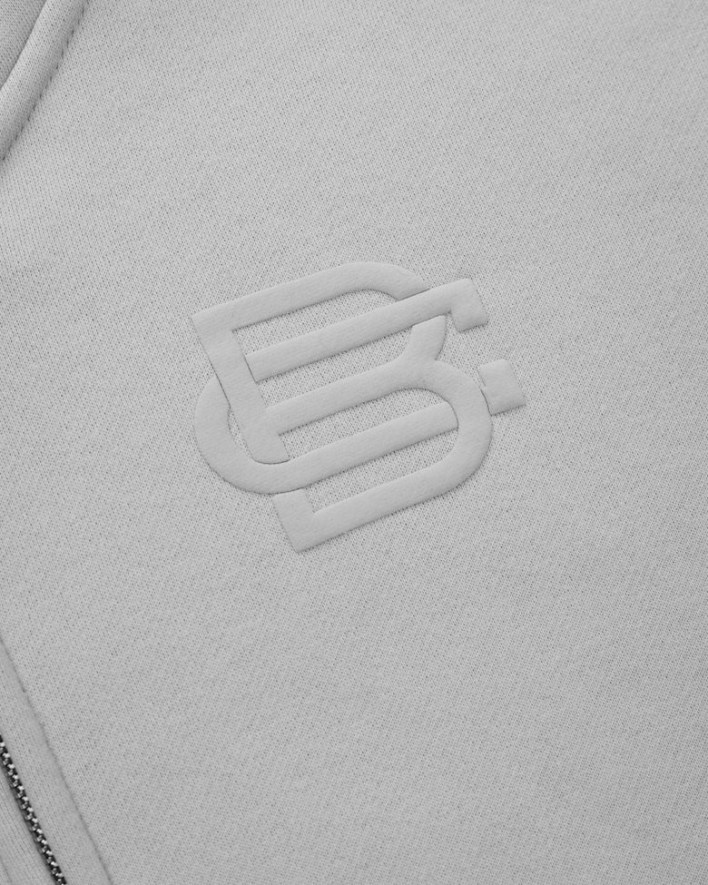 Club Basics Zip Hoodie V2 - Flat Grey