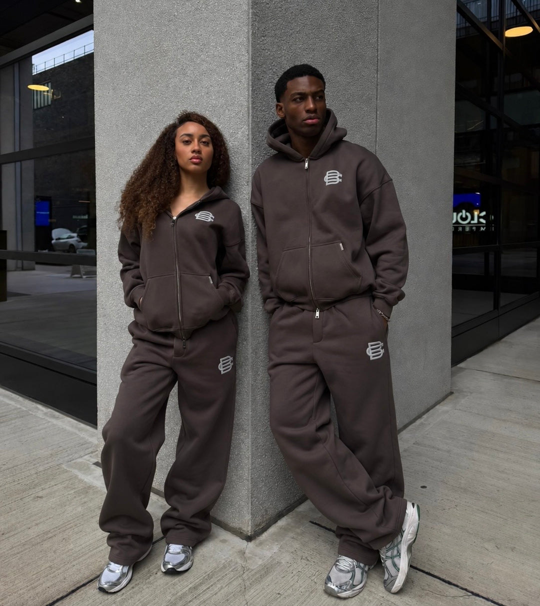 Bénir Club Basics Tracksuit - Storm Brown