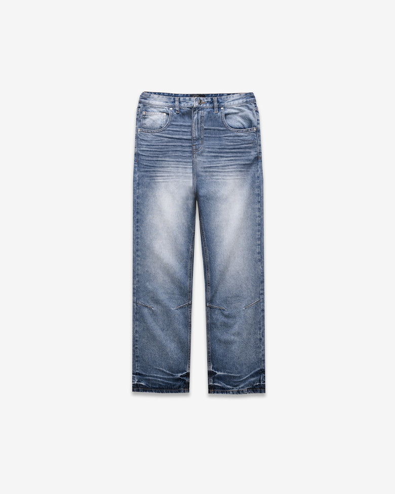 Relaxed Ripple Denim - Classic Blue