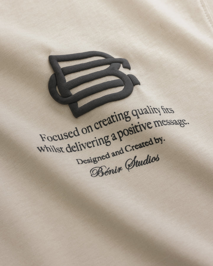 BC Quote Tee - Cream