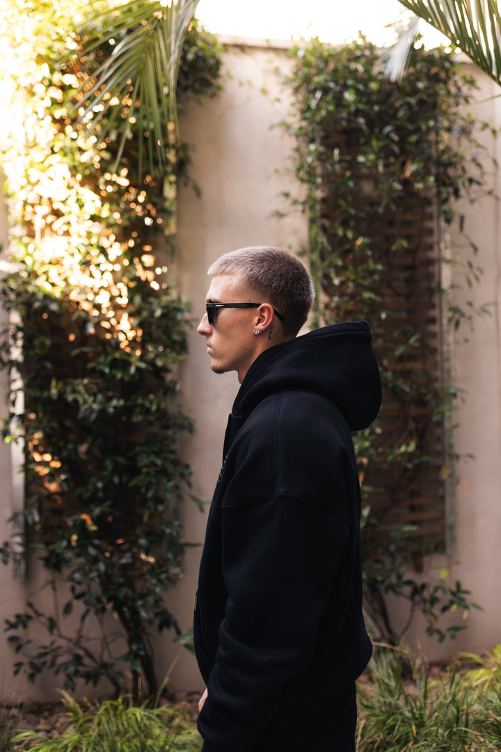 BC Basics Zip Hoodie - matt schwarz