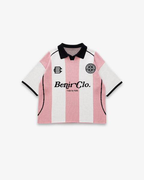 Miami Club Polo knit Jersey - White