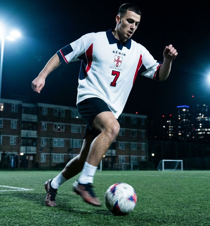 98 Becks inspired knit Jersey - White