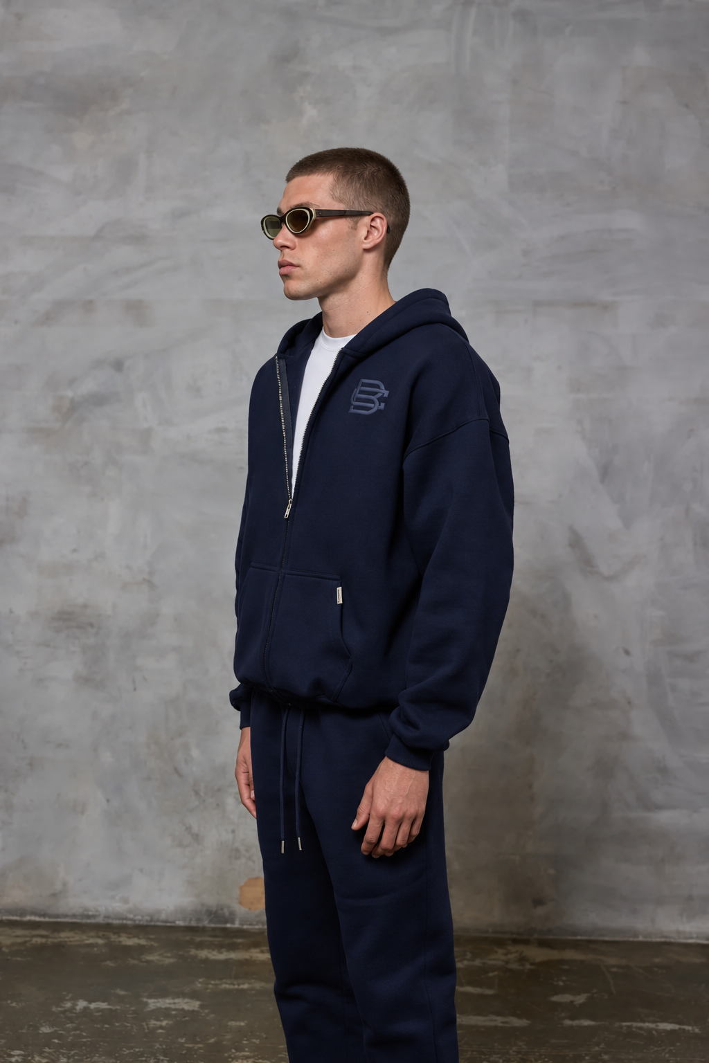 Bénir Club Basics Full Tracksuit - Navy