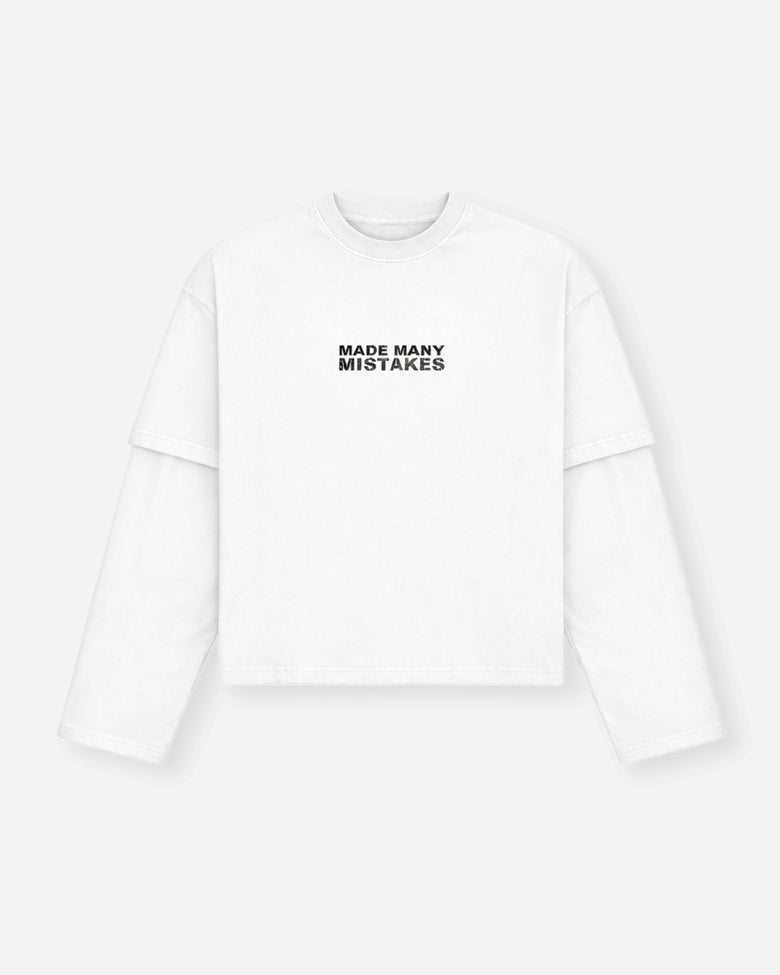 Made Many Mistakes T-Shirt - Off White