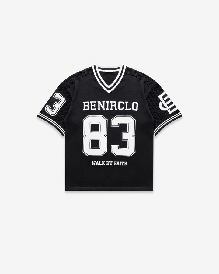 God’s Timing 83 knit Jersey - Black