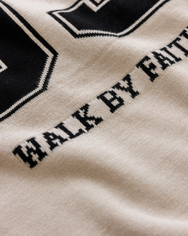 God’s Timing 83 knit Jersey - Cream