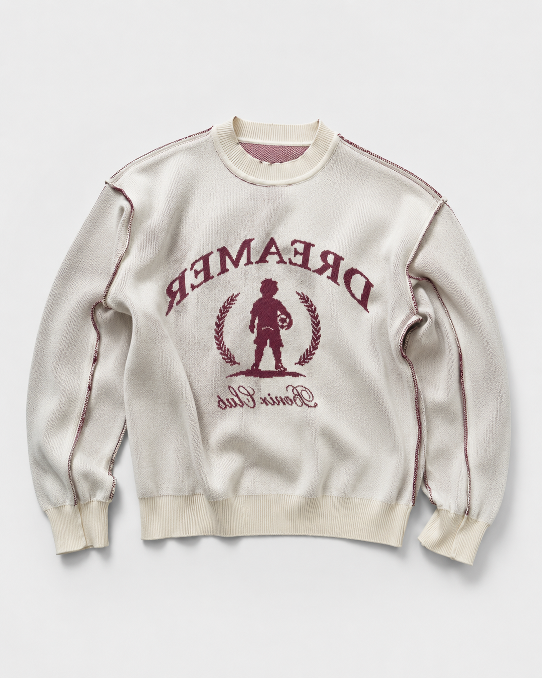 Reversible Dreamers Jumper - Cream / Pink