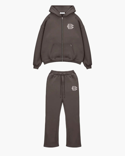 Bénir Club Basics Tracksuit - Storm Brown