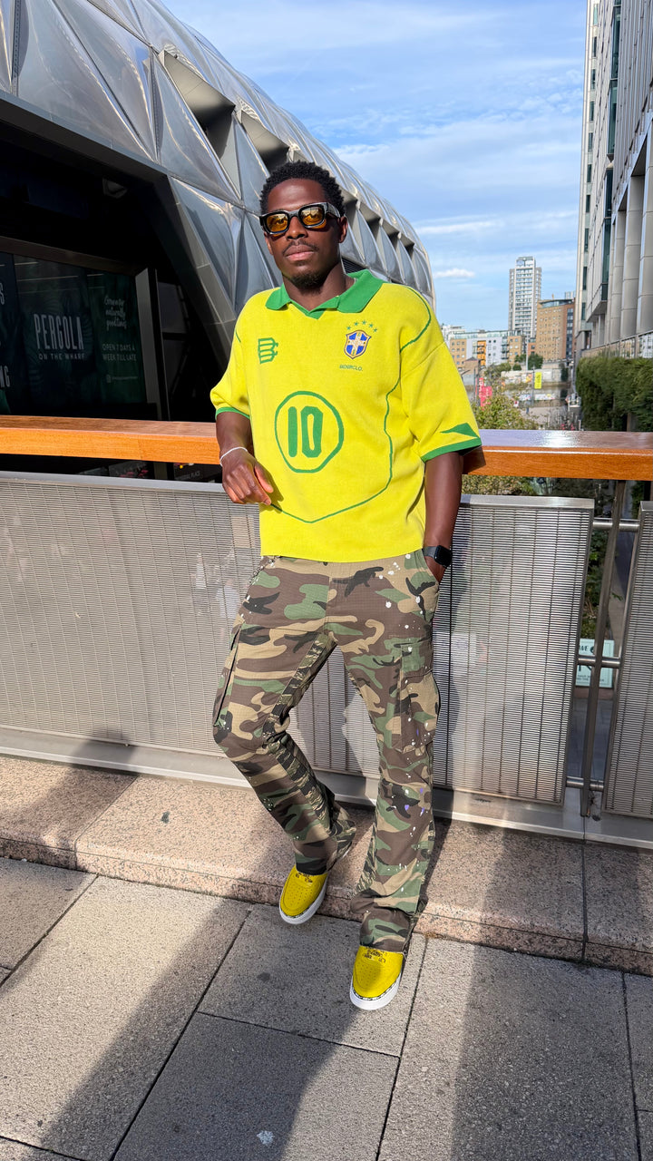 04 Brazil knit Jersey - Yellow