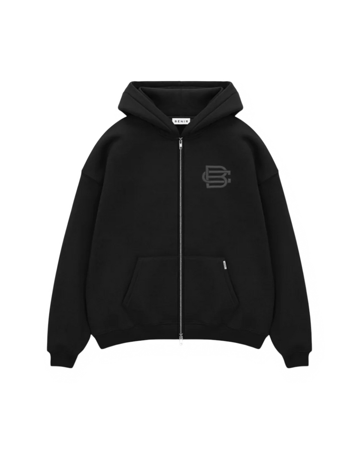 BC Basics Zip Hoodie - Matte Black