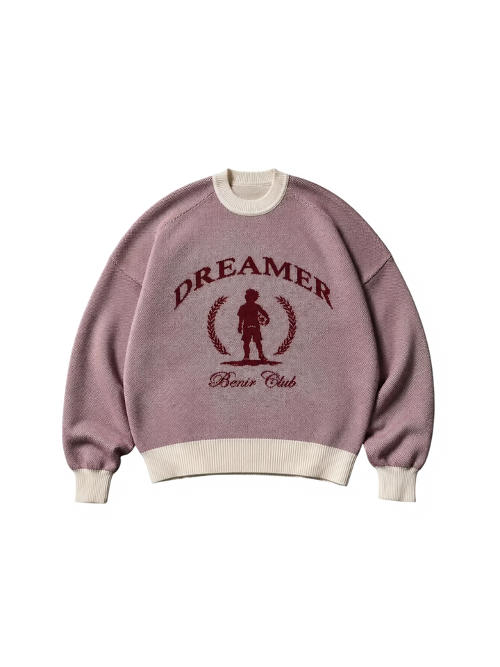 Reversible Dreamers Jumper - Cream / Pink