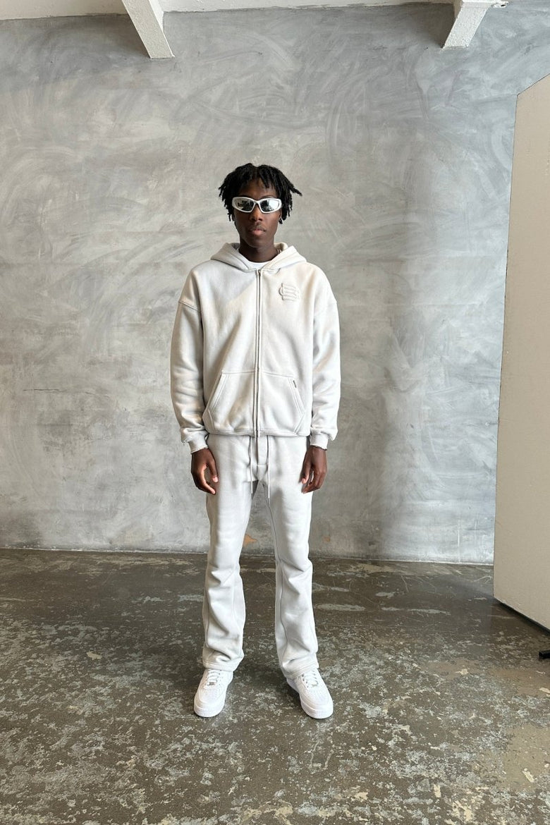 Club Basics Zip Hoodie V2 - Flat Grey