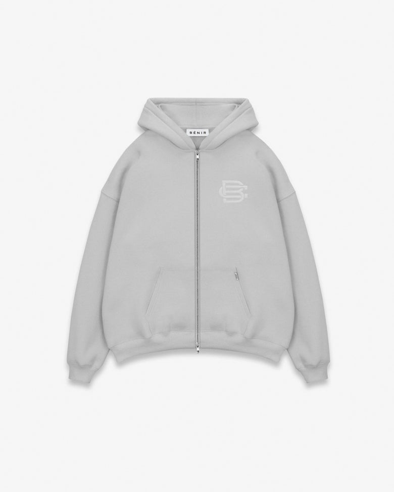 Club Basics Zip Hoodie V2 - Flat Grey