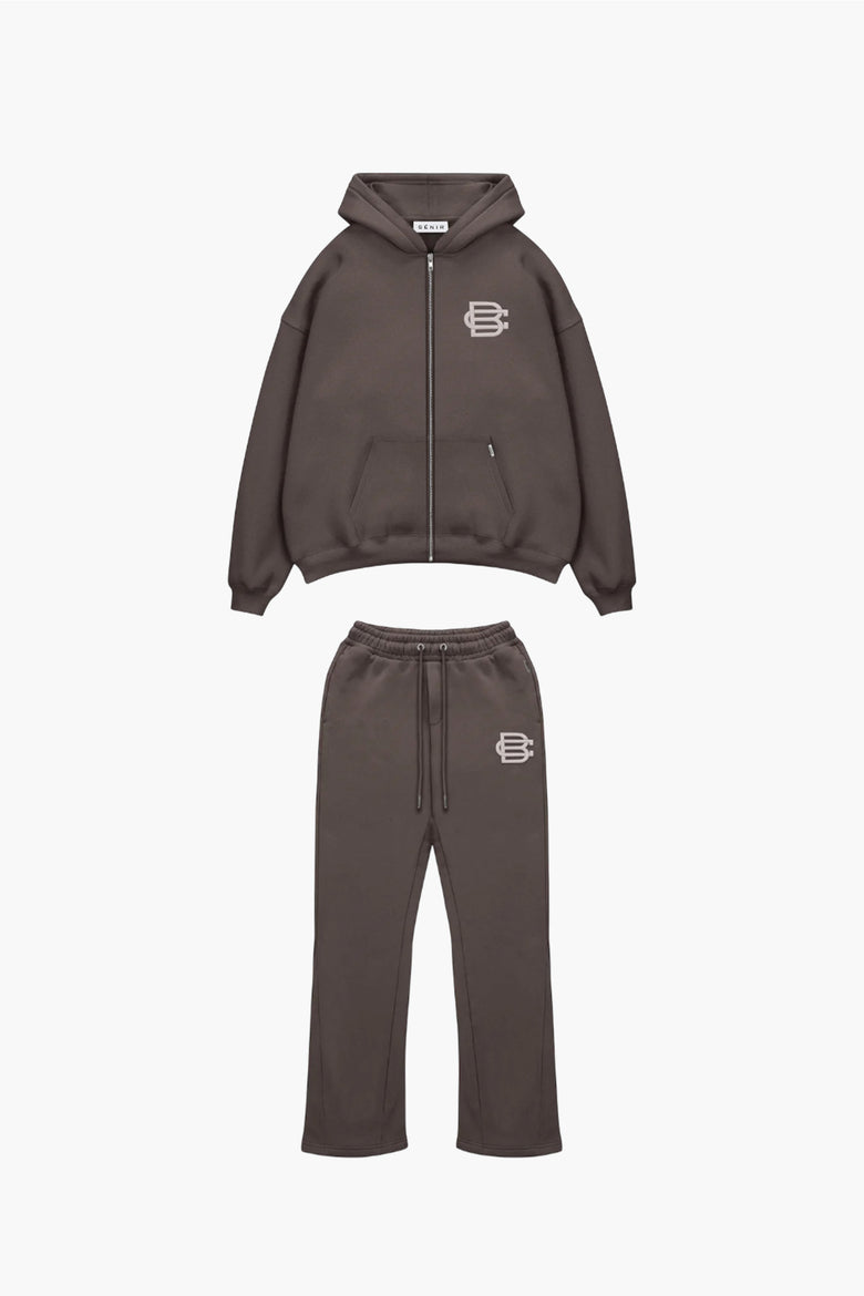 Bénir Club Basics Tracksuit - Storm Brown