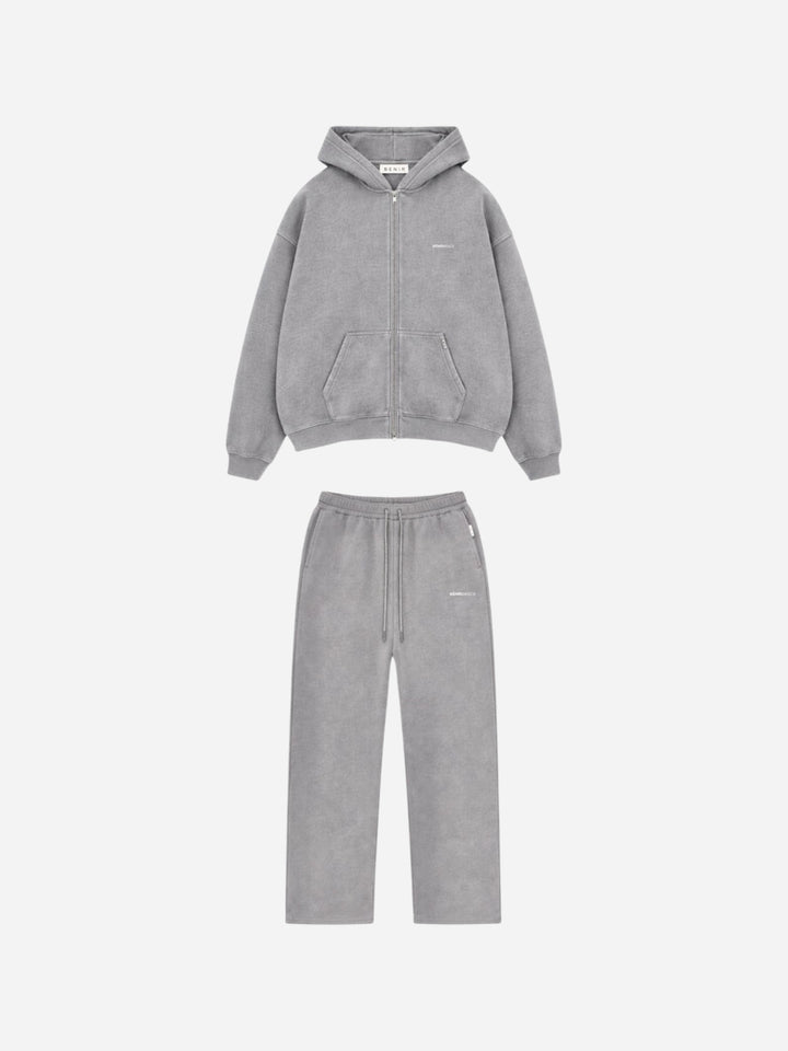 Bénir Club Basics Full Tracksuit  - Charcoal