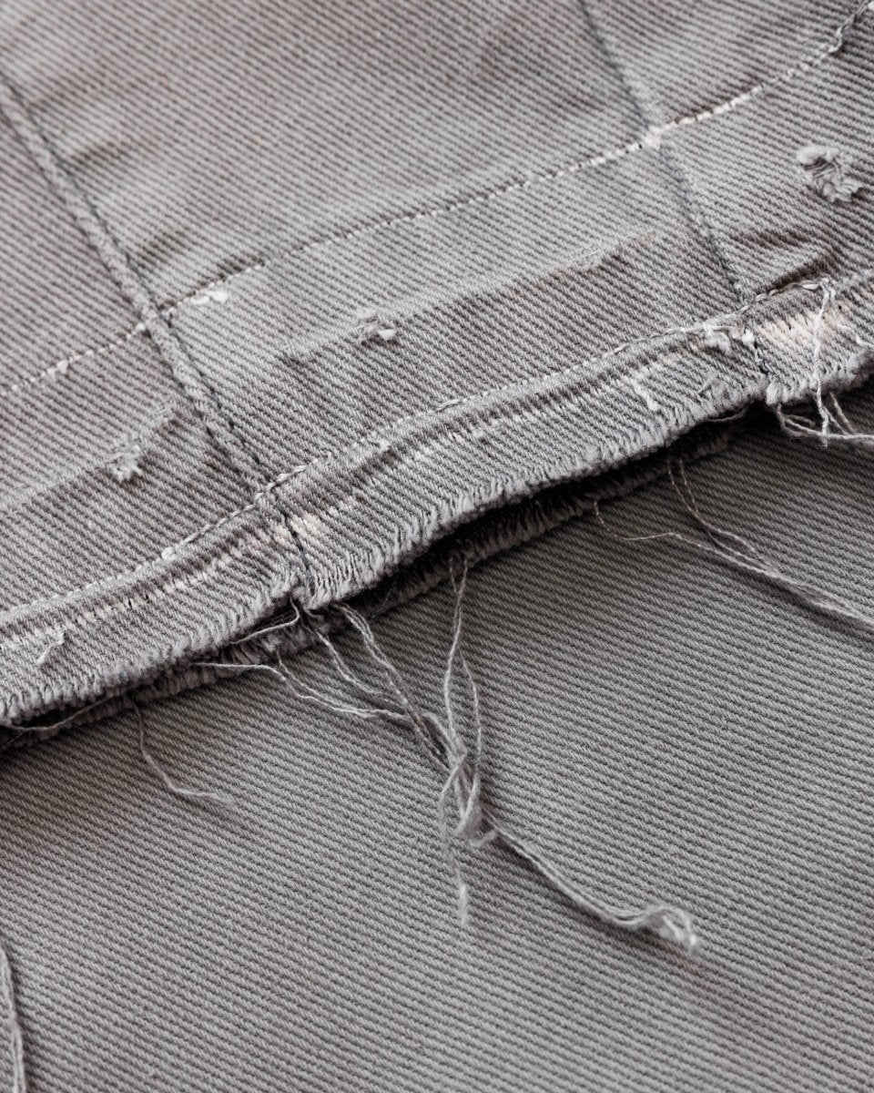 Flare carpentiere denim - nardo grigio