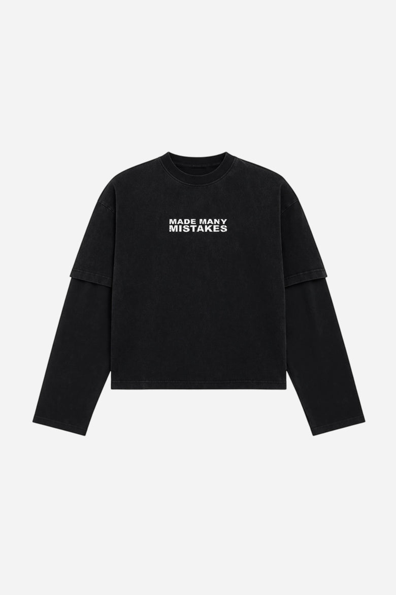 Made Many Mistakes T-Shirt - Black