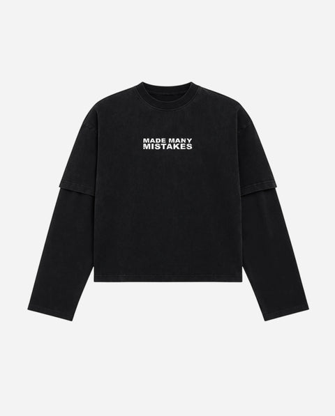 Made Many Mistakes T-Shirt - Black
