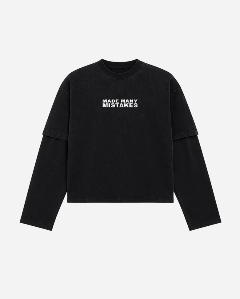 Made Many Mistakes T-Shirt - Black