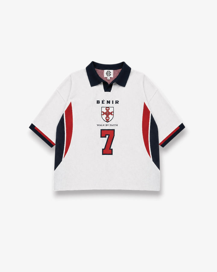 98 Becks inspired knit Jersey - White