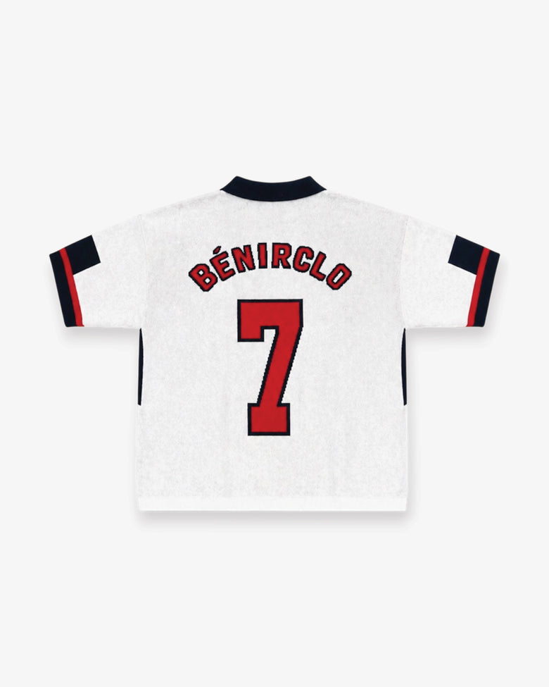 98 England knit Jersey - White